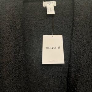 Black very soft shawl half sweater